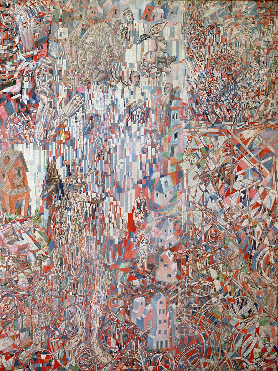 Pietarin proletariaatin kaava, 1920-21 tekijältä Pawel Nikolajewitsch Filonow