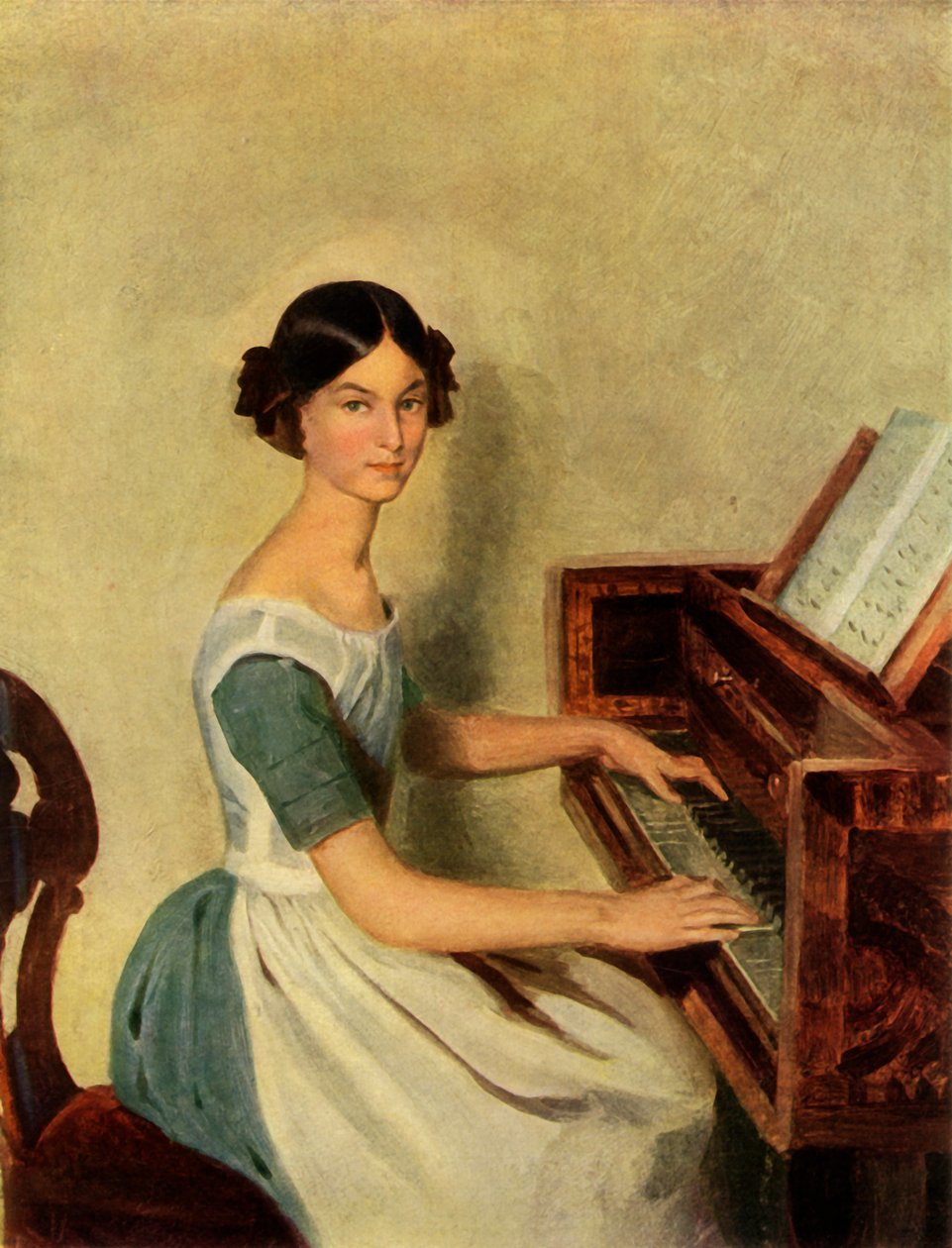 Muotokuva Nadezhda Petrovna Zhdanovichovasta, 1849, 1965. tekijältä Pavel Andreevich Fedotov