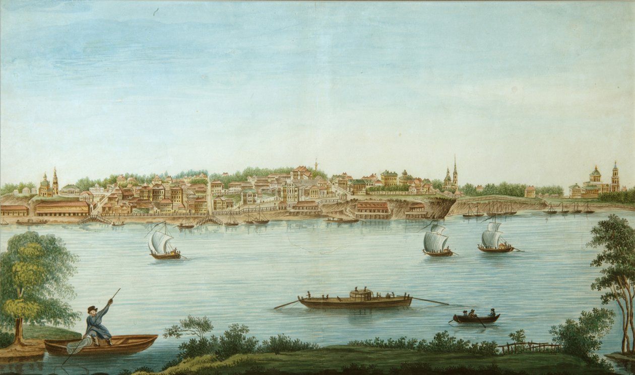 Vista de Perm, 1832 finlandès tekijältä Pavel Emelyanovich Razmakhnin