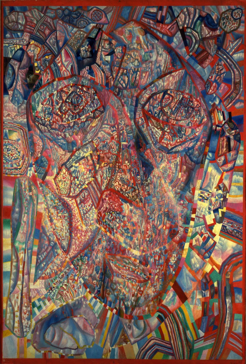 Elävä pää, 1923 tekijältä Pavel Nikolayevich Filonov