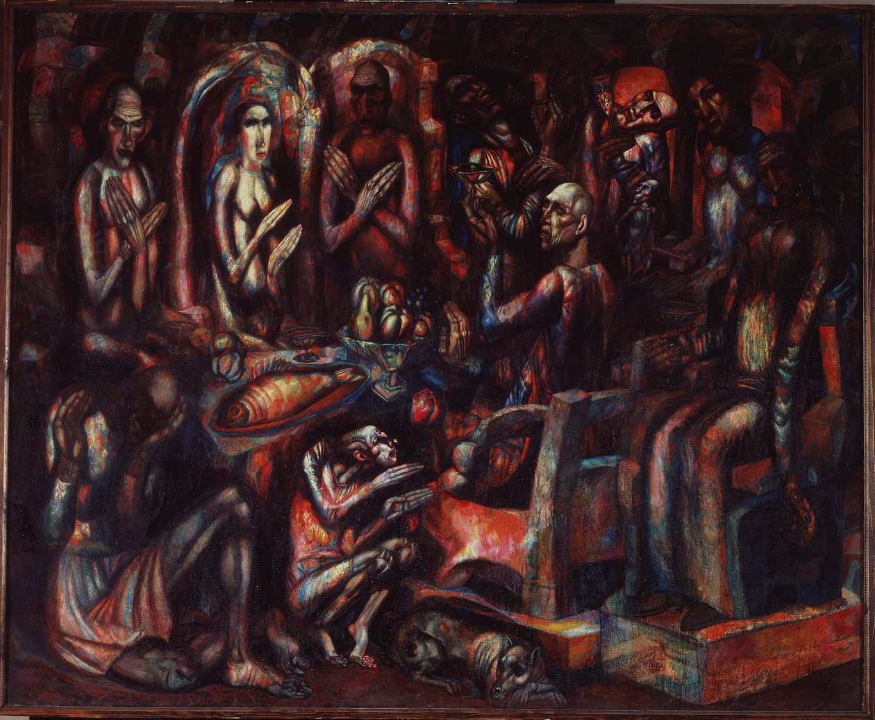 Kuninkaiden juhla, 1913 tekijältä Pavel Nikolayevich Filonov