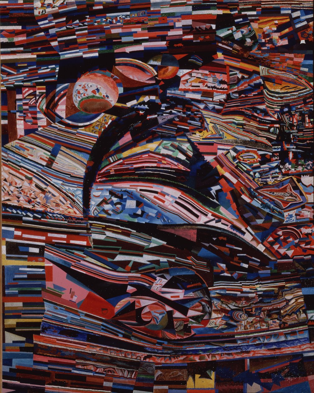 Nimetön, 1923 tekijältä Pavel Nikolayevich Filonov
