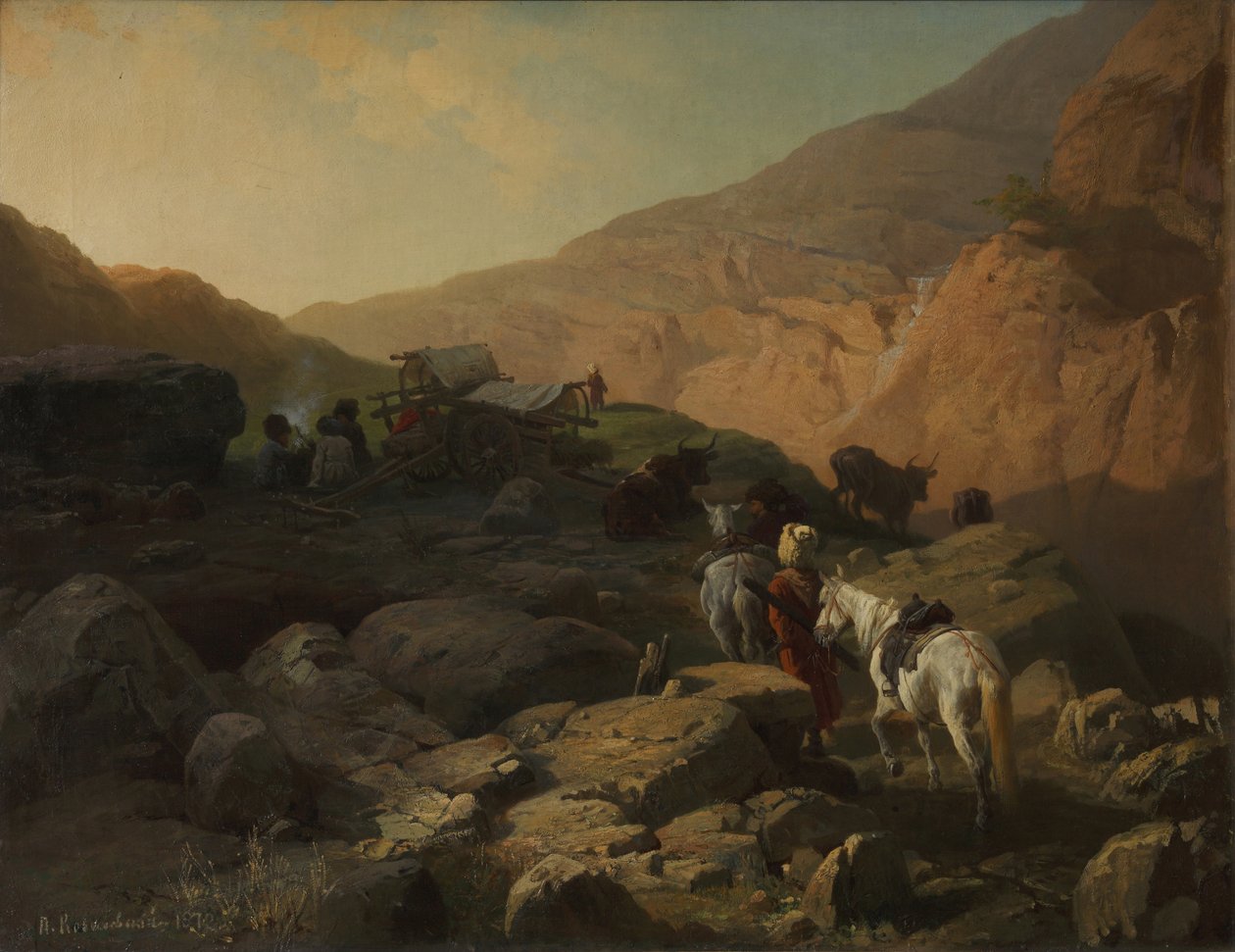 Kaukasus, 1872 tekijältä Pavel Osipovich Kovalevsky