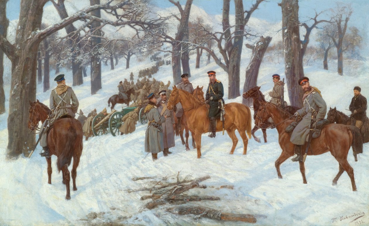 Kenraali kreivi Iosif Gurko Balkanilla tekijältä Pavel Osipovich Kovalevsky