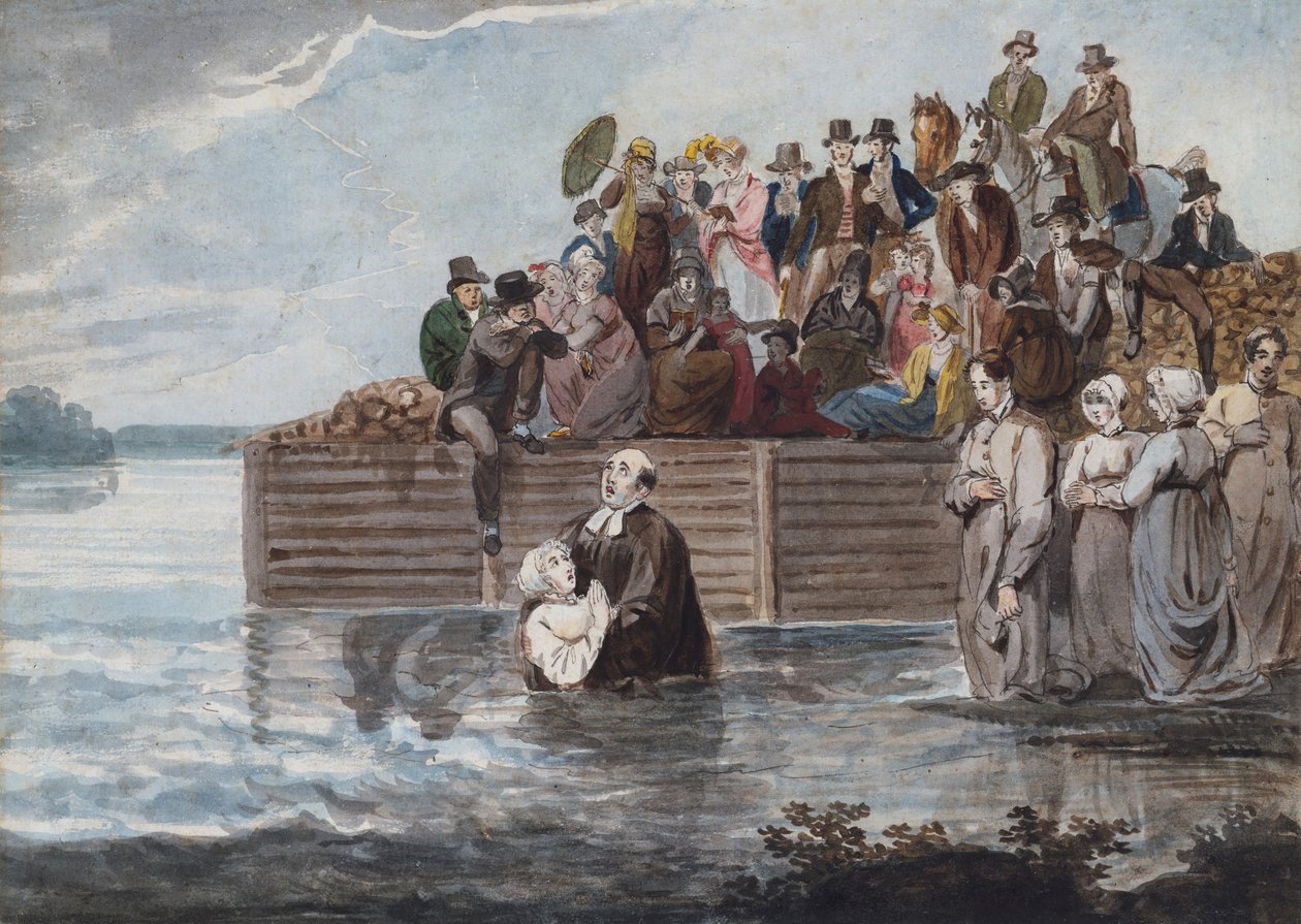 Philadelphia anabaptisti upotus myrskyn aikana, 1811-n. 1813. tekijältä Pavel Petrovic Svin