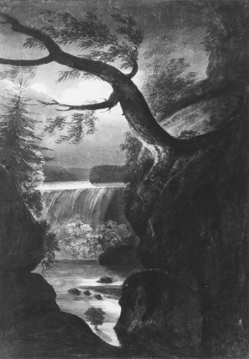 Niagaran putoukset – Kanadan puolella Moonlight, 1811-n. 1813. tekijältä Pavel Petrovic Svin