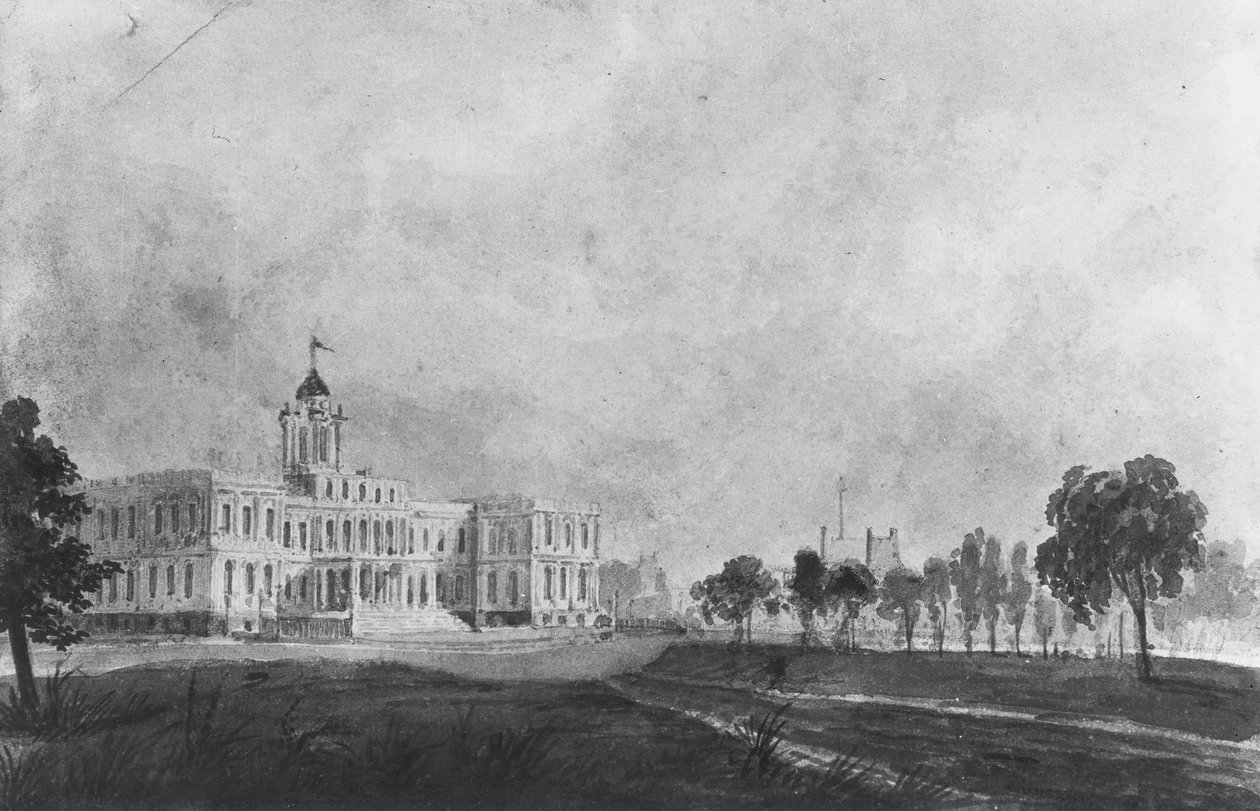 New City Hall, New York, 1811-n. 1813. tekijältä Pavel Petrovic Svin