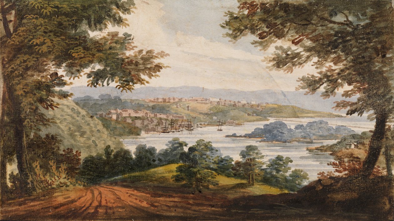Washington ja Georgetown Alexandria Roadilta, 1811-ca. 1813. tekijältä Pavel Petrovic Svin