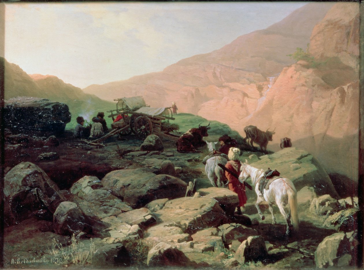 Kaukasus, 1872 tekijältä Pawel Kowalewsky