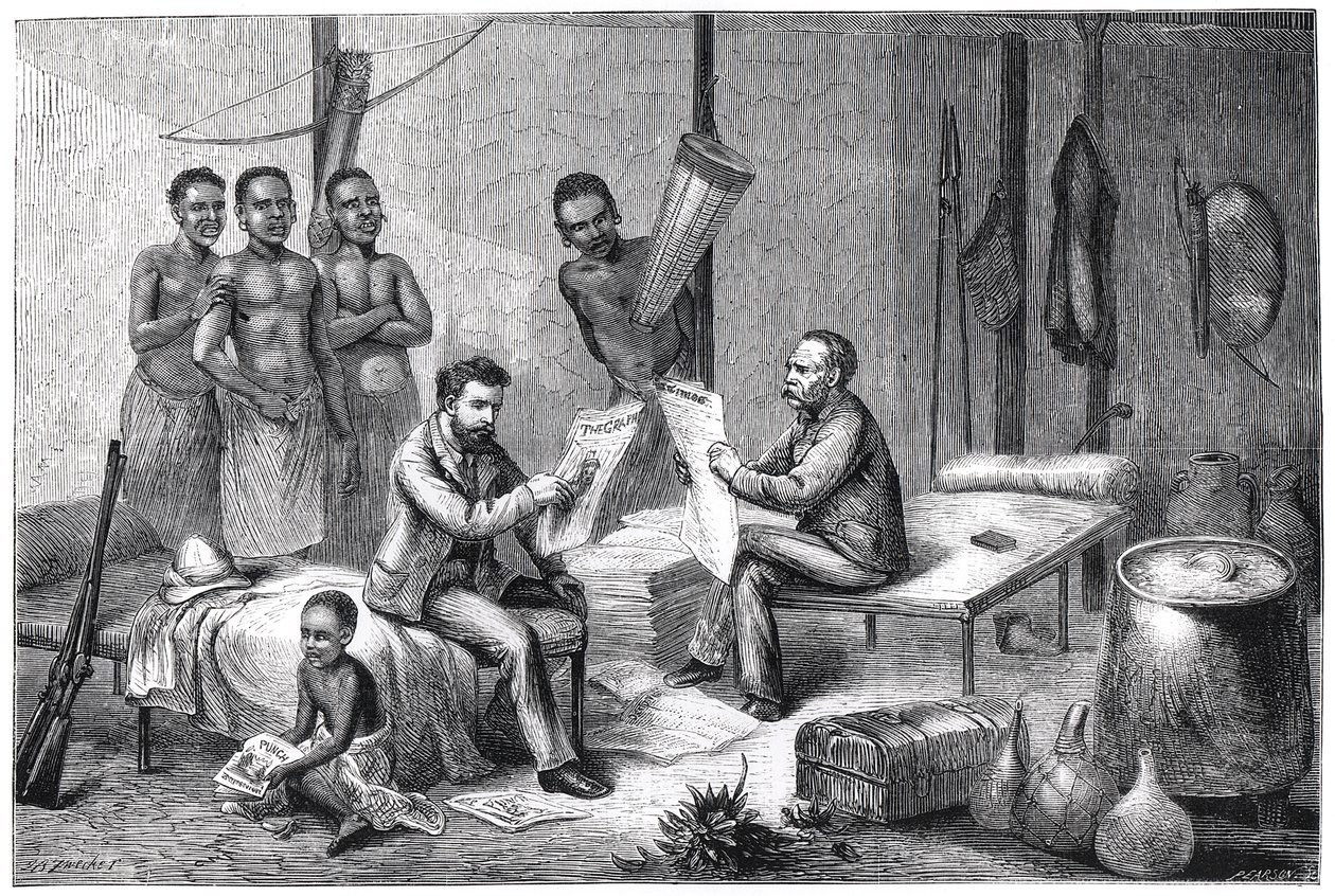 Livingstone ja Stanley saivat sanomalehtiä Keski-Afrikassa, 1871-1873 tekijältä Pearson