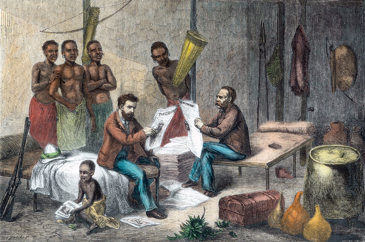 Livingstone ja Stanley saivat sanomalehtiä Keski-Afrikassa, 1871-1873 tekijältä Pearson