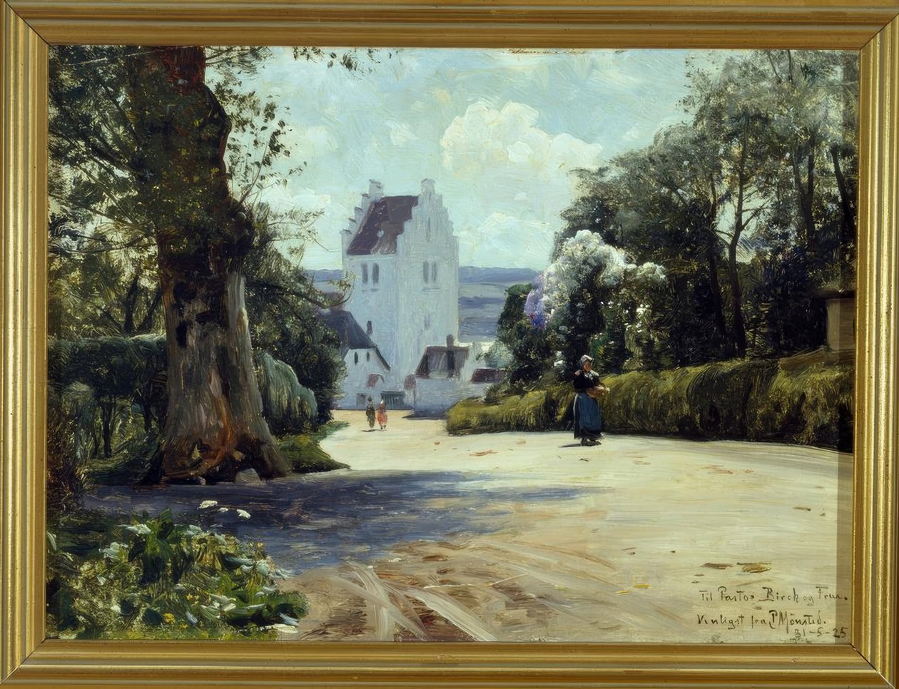 Blick auf die St. Jörgens-Kirche tekijältä Peder Monsted