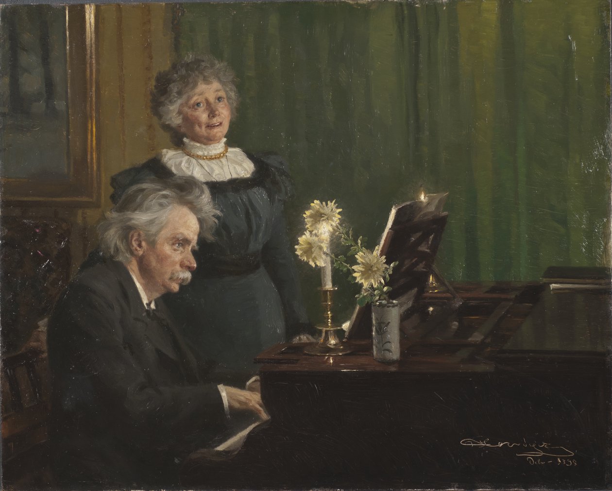 Edward Grieg ja Nina Grieg, 3 tekijältä Peder Severin Krøyer