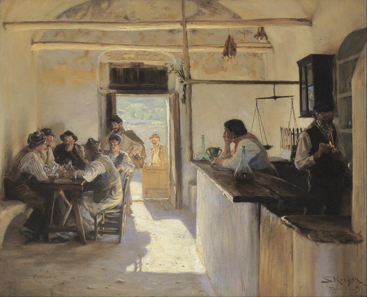 Osteria Ravellossa. tekijältä Peder Severin Krøyer