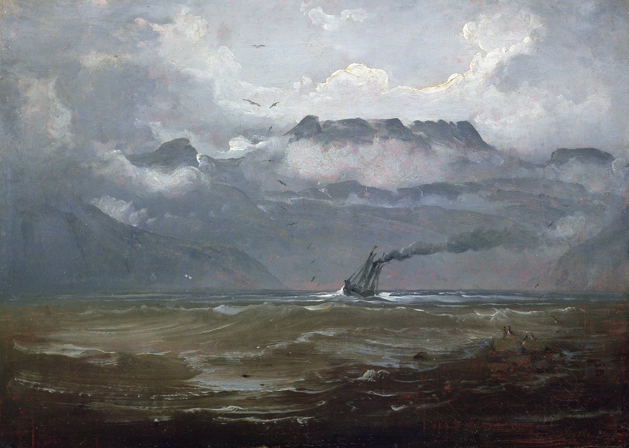 Raikas tuulta Bind Valleyssä tekijältä Peder Balke