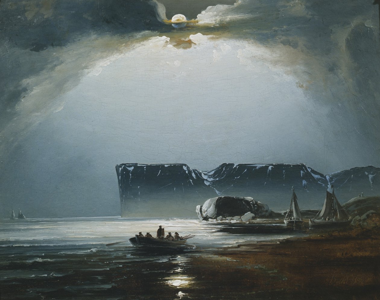 North Cape (öljy kankaalle) tekijältä Peder Balke