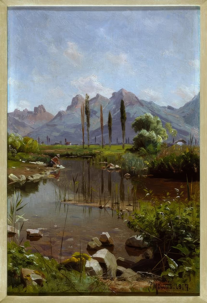 Bachufer am Genfersee tekijältä Peder Monsted
