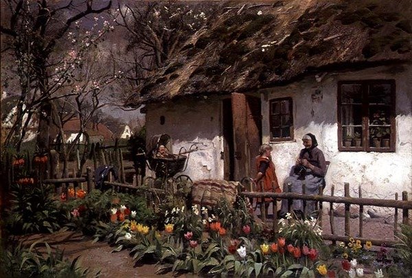 Mökin ulkopuolella tekijältä Peder Monsted