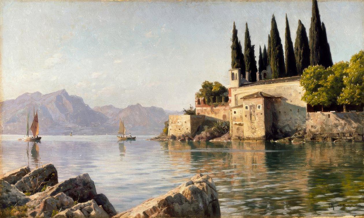 Punta San Vigilio tekijältä Peder Monsted