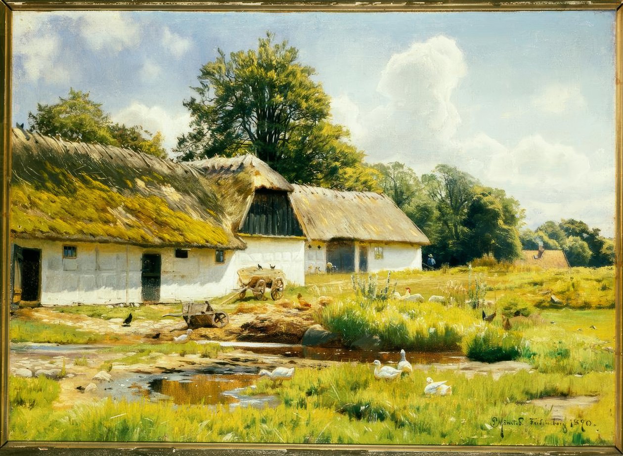 Kesäpäivä maatilalla tekijältä Peder Monsted