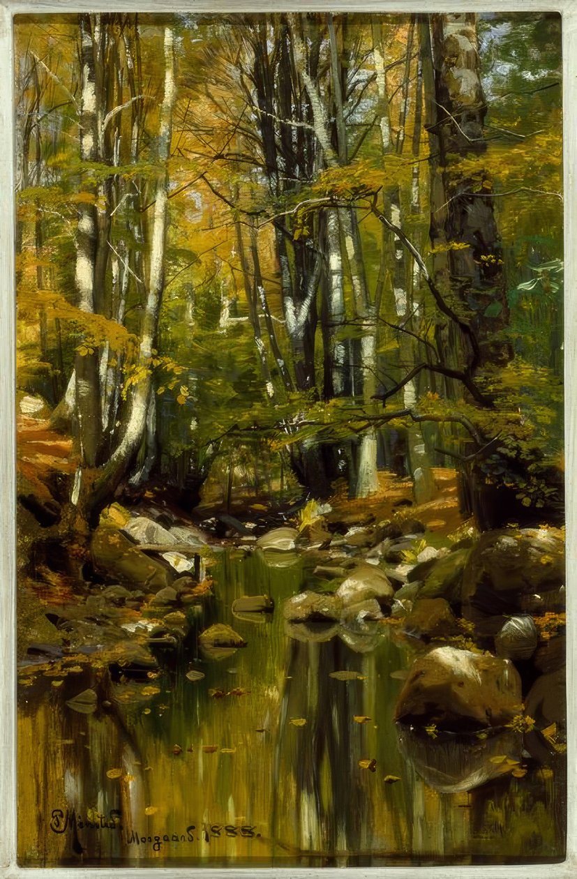 Metsäpuro loppukesällä tekijältä Peder Monsted