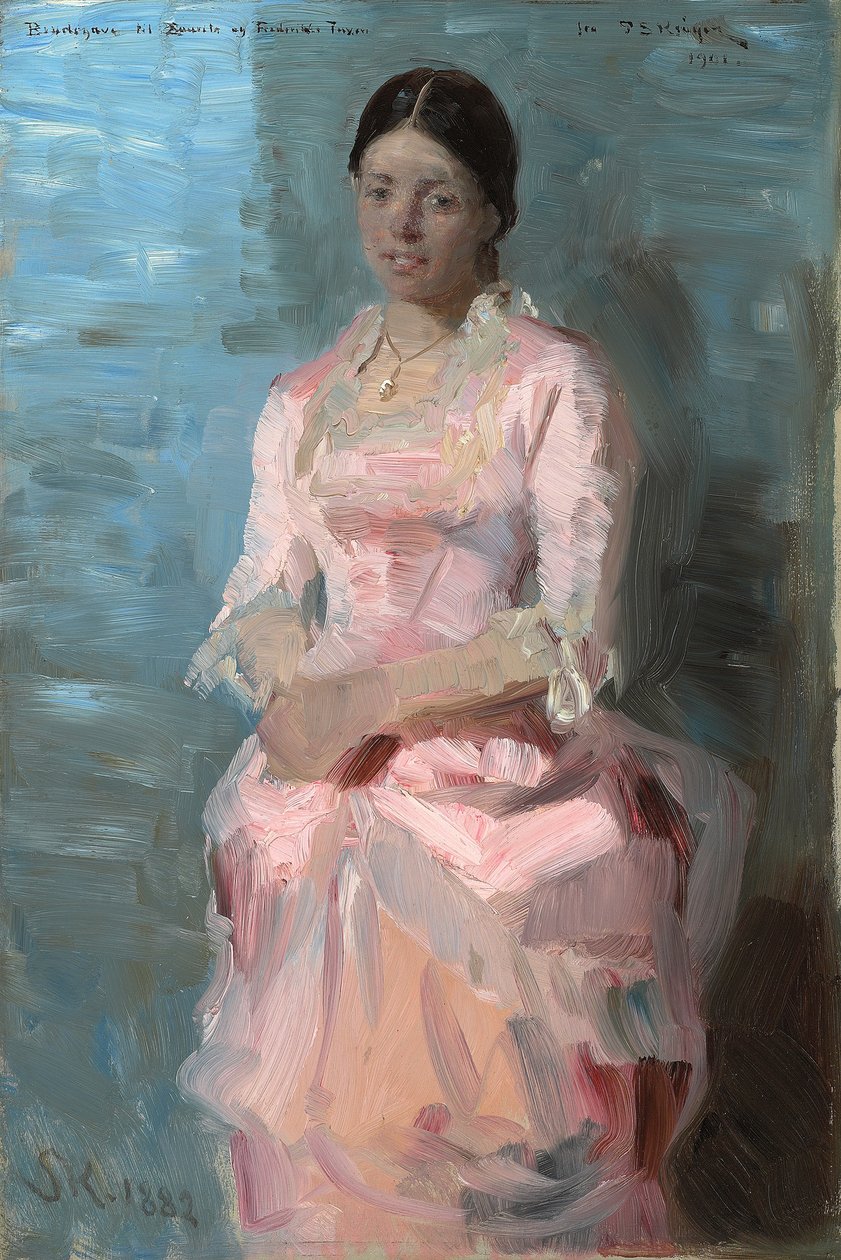 Frederikke Tuxenin muotokuva, 1882 tekijältä Peder Severin Krøyer