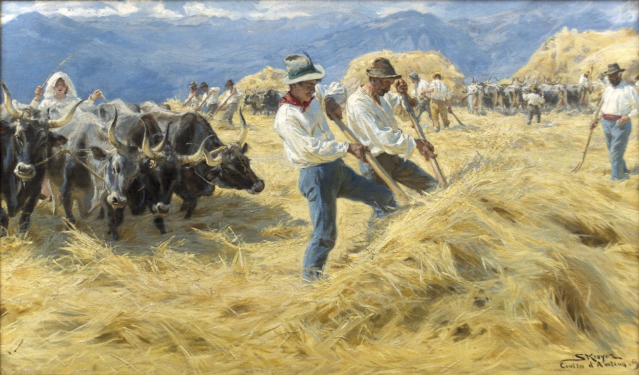 Puinti Abruzzissa tekijältä Peder Severin Krøyer