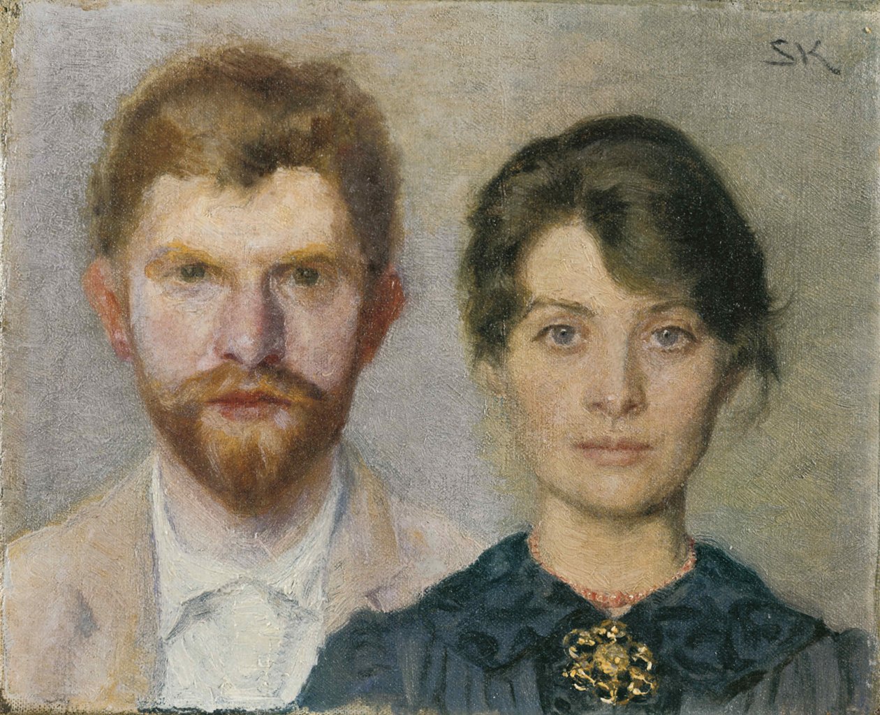 Kaksoismuotokuva Marie ja Peder Severin Krøyerista, 1890. tekijältä Peder Severin Krøyer