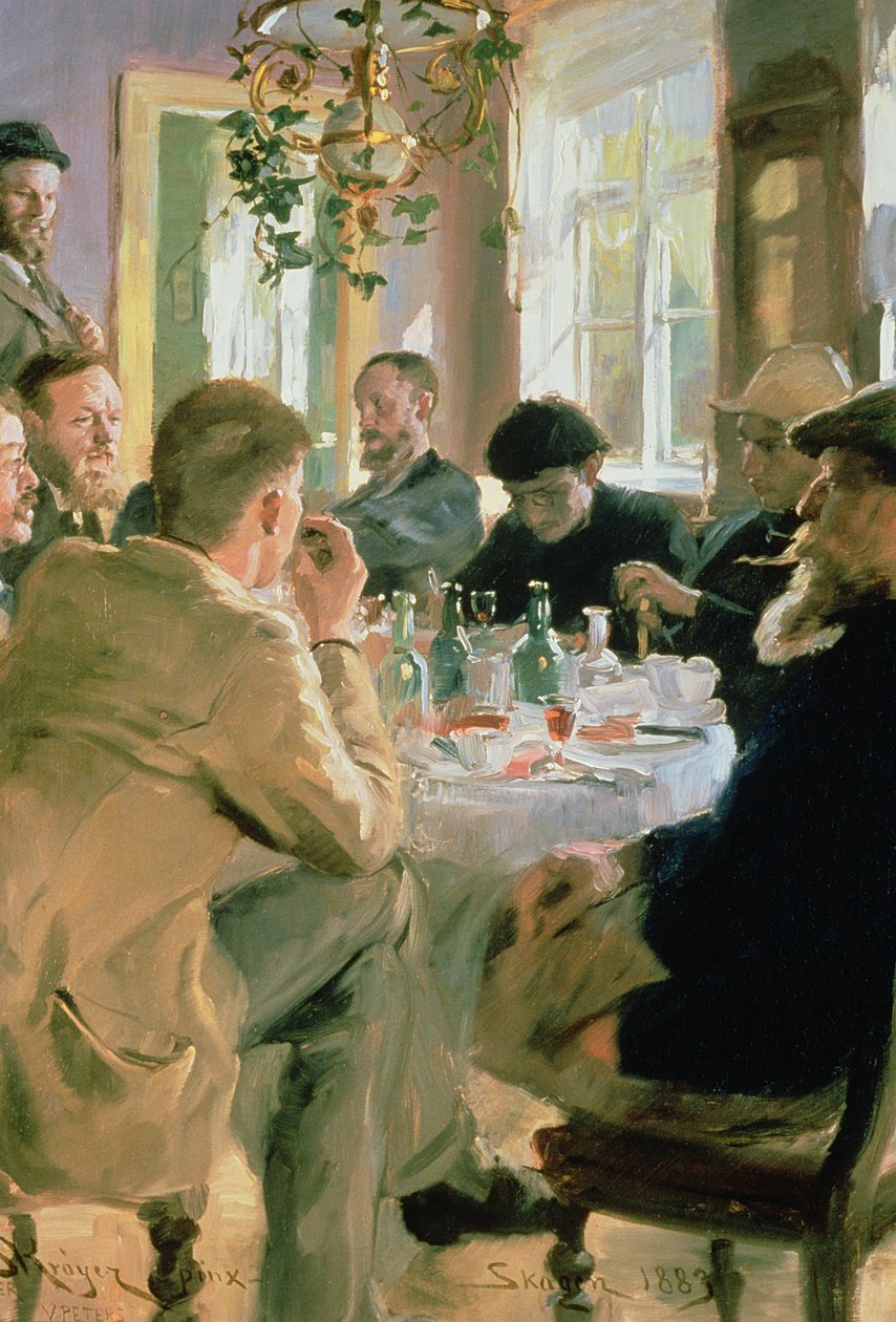 Lounasaika, 1883 tekijältä Peder Severin Krøyer