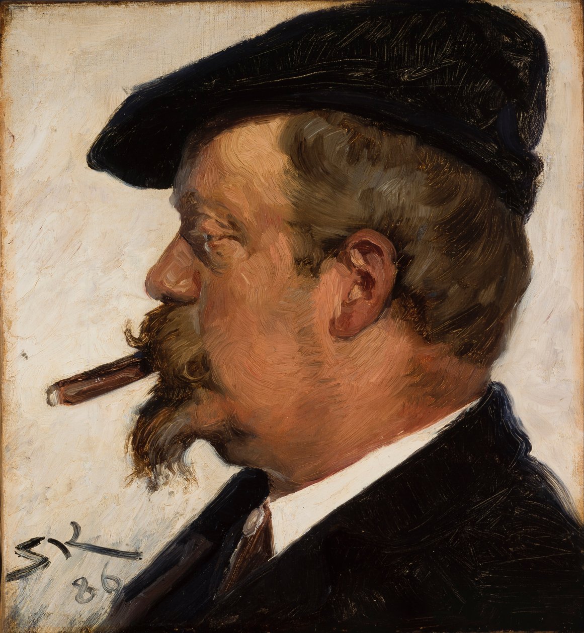 Vilhelm Rosenstandin muotokuva tekijältä Peder Severin Krøyer