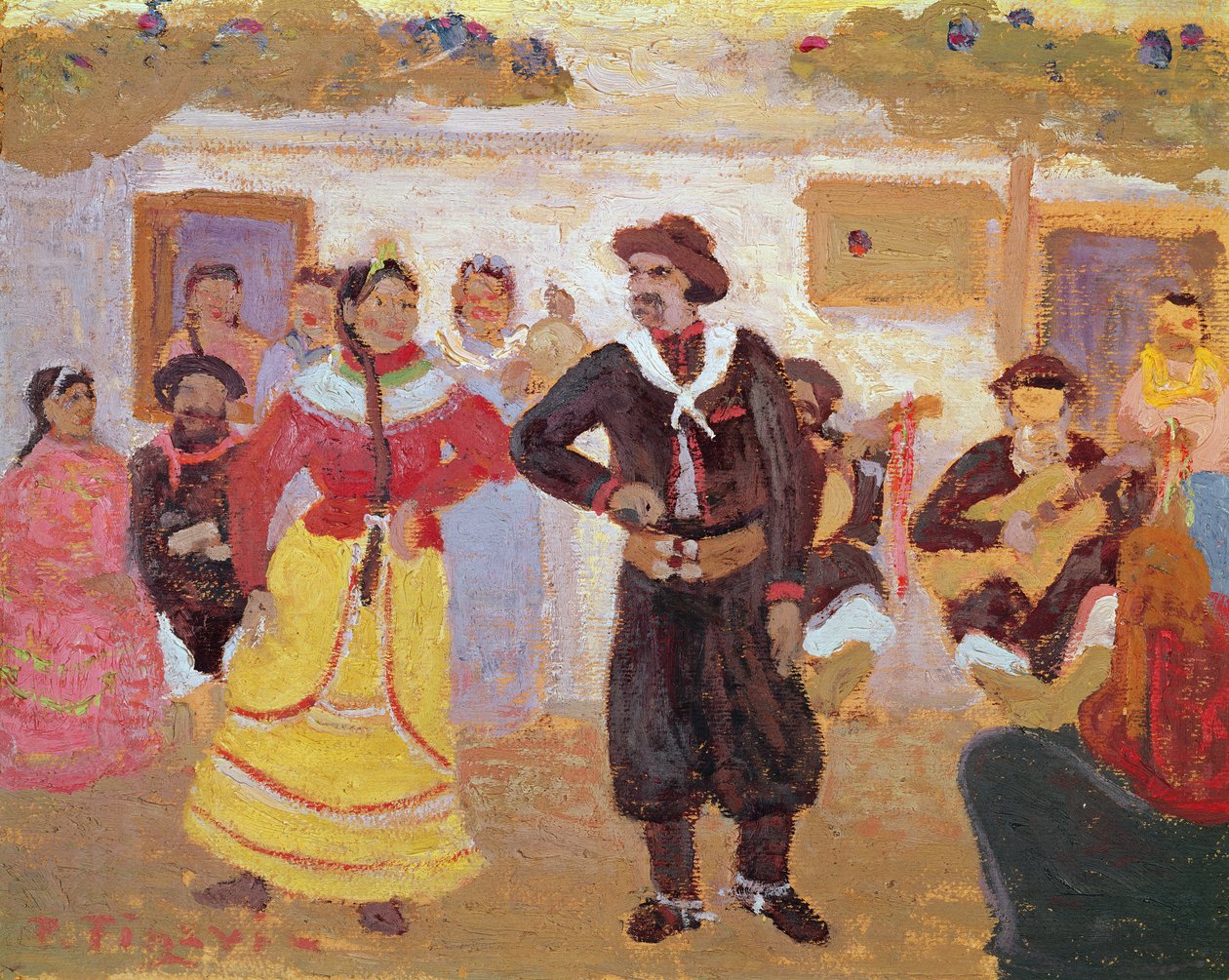 Gaucho-tanssi tekijältä Pedro Figari