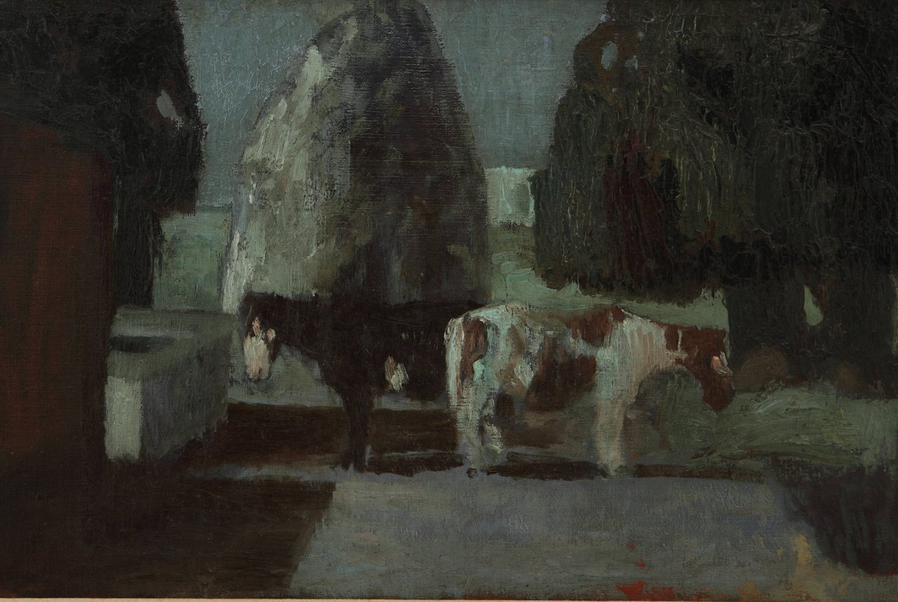 Puutarha kuun alla tai Quietud en la Quinta tekijältä Pedro Figari