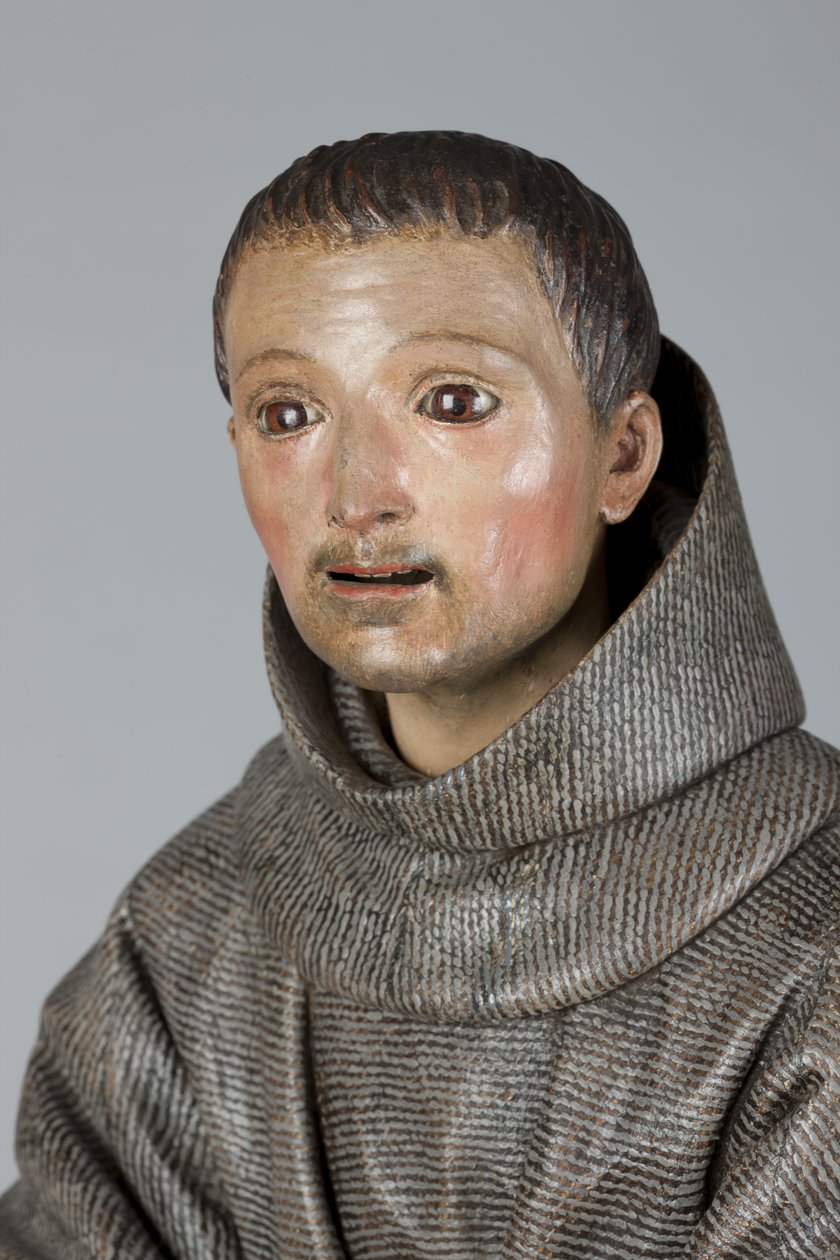 San Diego of Alcala, n. 1665–1670 (monivärinen puu) tekijältä Pedro de Mena