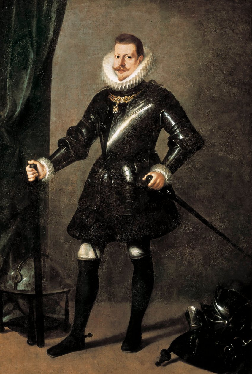 Espanjan kuninkaan Filip III (1578-1621) muotokuva tekijältä Pedro Antonio Vidal