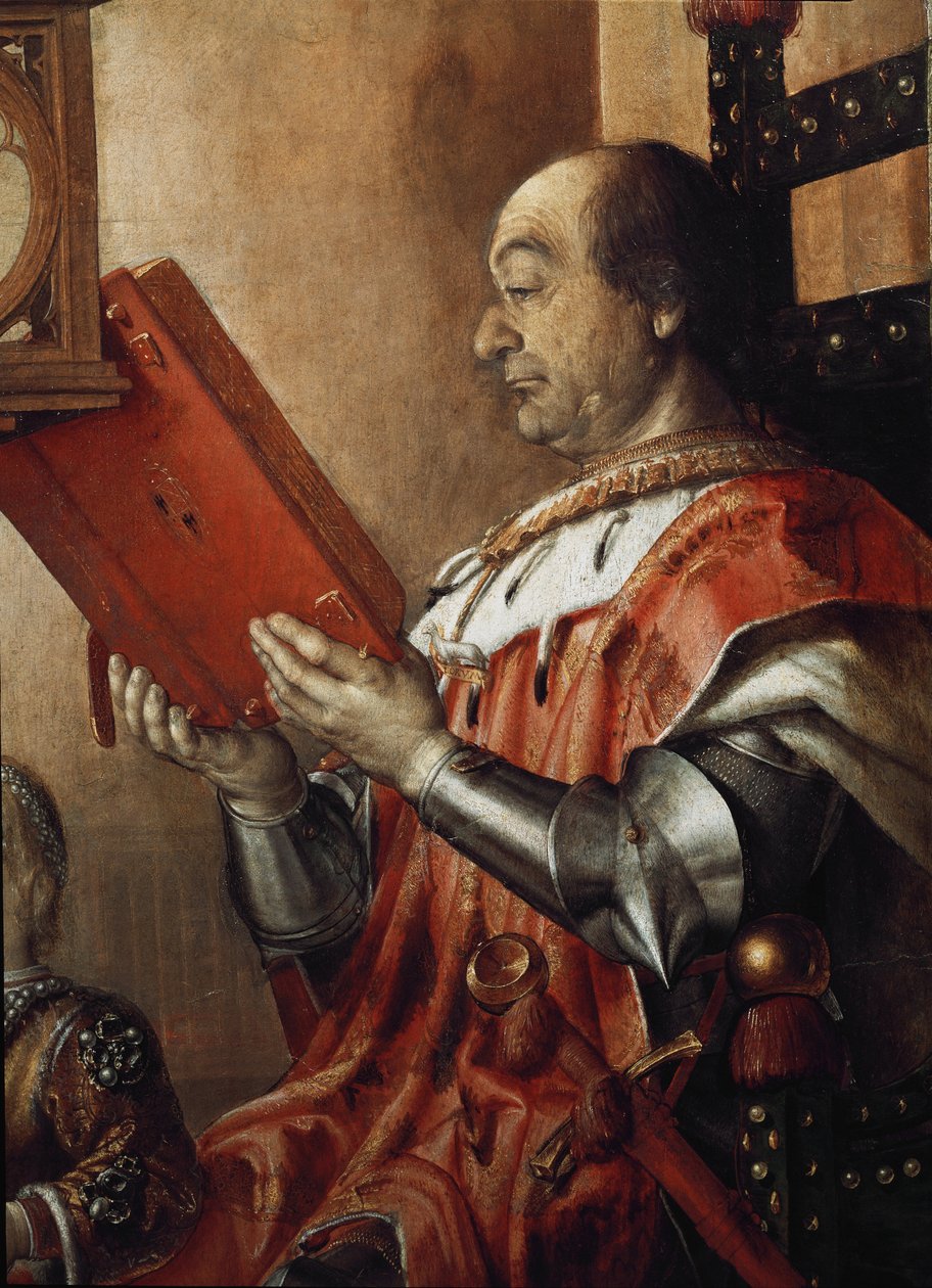 Frederic III de Montefeltron kaksoismuotokuva (Federico da Montefeltro tekijältä Pedro Berruguete
