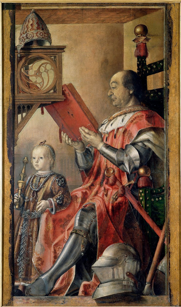 Frederic III de Montefeltron kaksoismuotokuva (Federico da Montefeltro tekijältä Pedro Berruguete