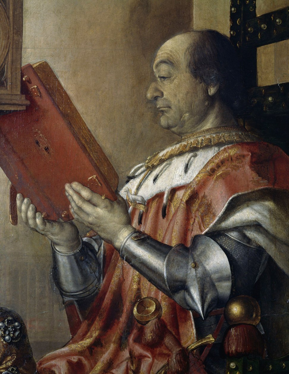 Muotokuva Federico da Montefeltrosta (1422-1482) ja hänen pojastaan Guidobaldo da Montefeltrosta (1472-1508). tekijältä Pedro Berruguete