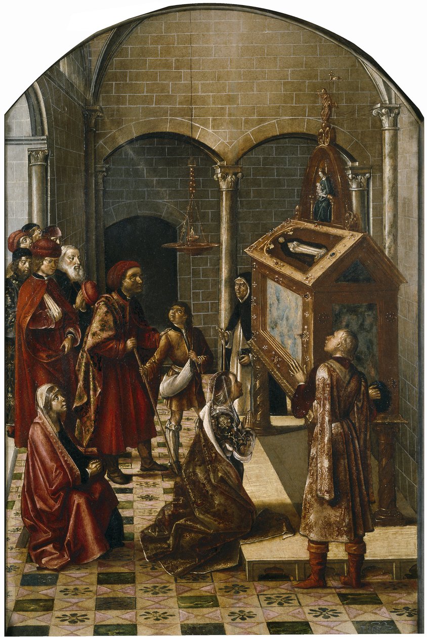 Pyhän Pietarin marttyyrin hauta, 1493-1499 tekijältä Pedro Berruguete