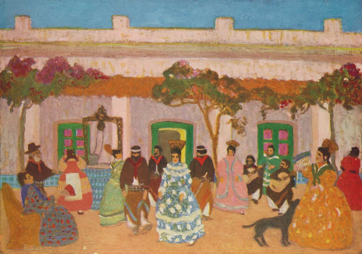 Kreolitanssi, 1926 tekijältä Pedro Figari