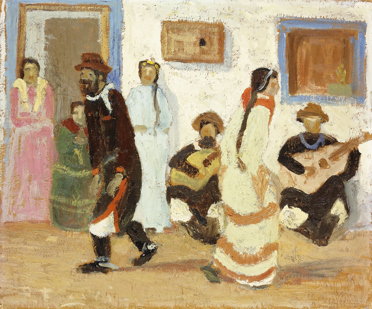Kreoli tanssi; Baile Criollo tekijältä Pedro Figari
