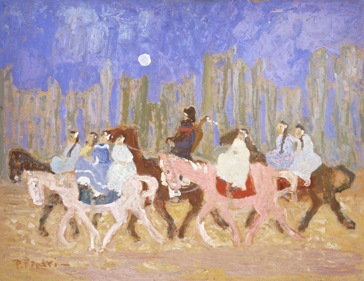 Juhliin; A la Fiesta tekijältä Pedro Figari