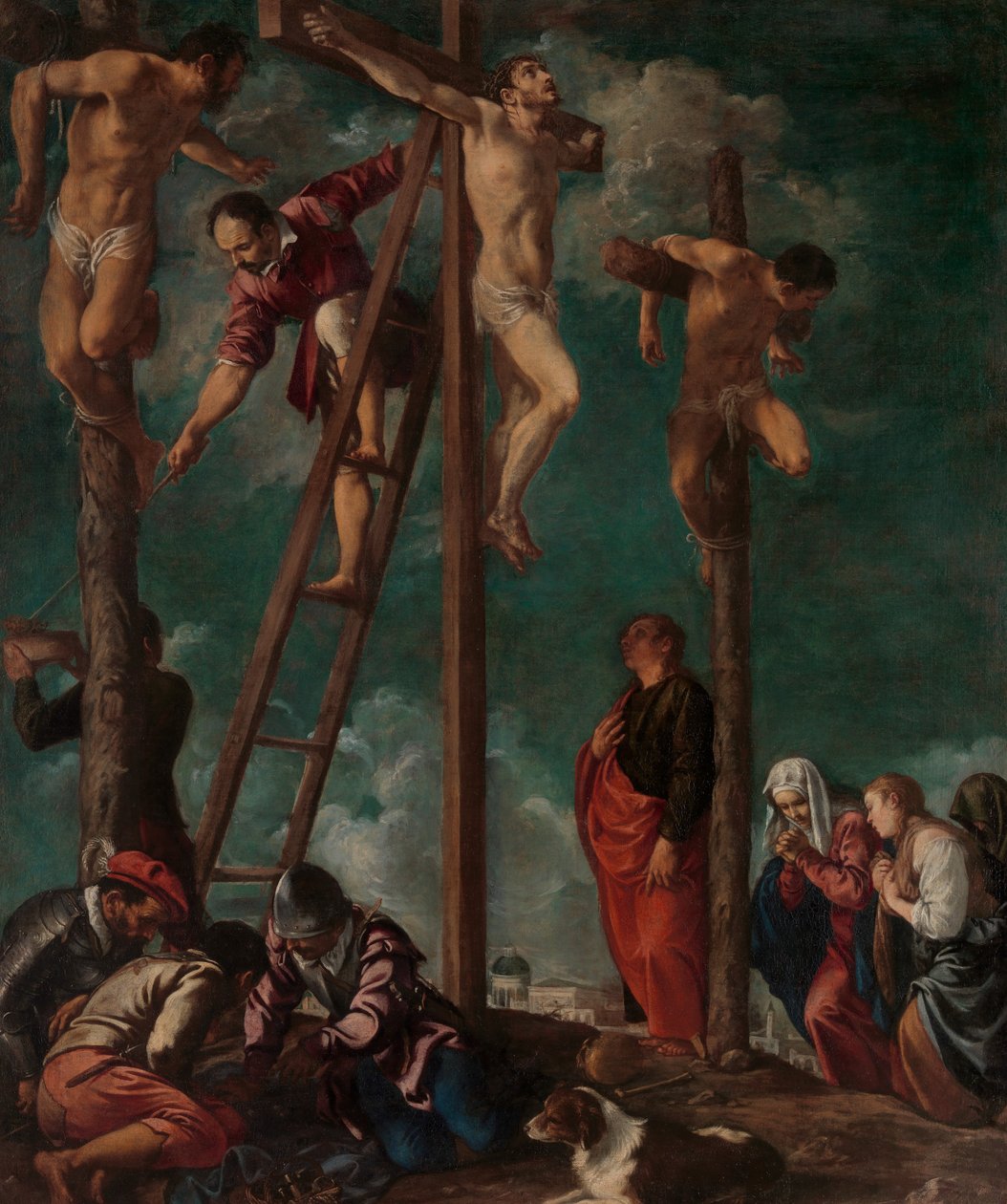 Ristiinnaulitseminen, n. 1625-30. tekijältä Pedro Orrente