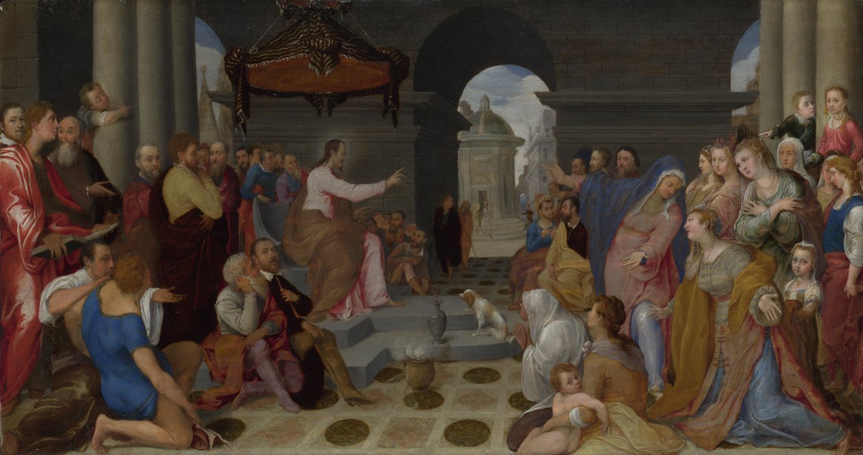 Maria Magdaleenan kääntymys, noin 1562-1563 tekijältä Pedro de Campaña