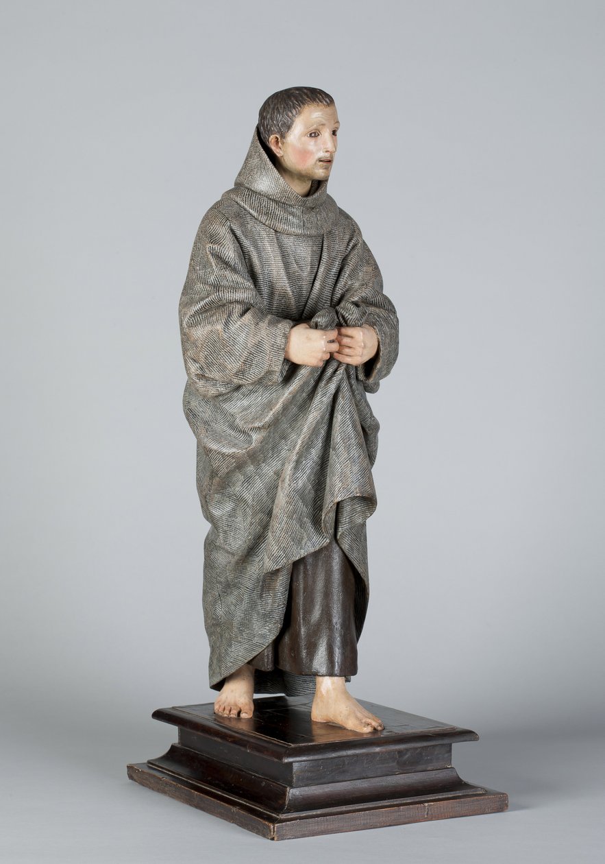 San Diego of Alcala, n. 1665–1670 (monivärinen puu) tekijältä Pedro de Mena