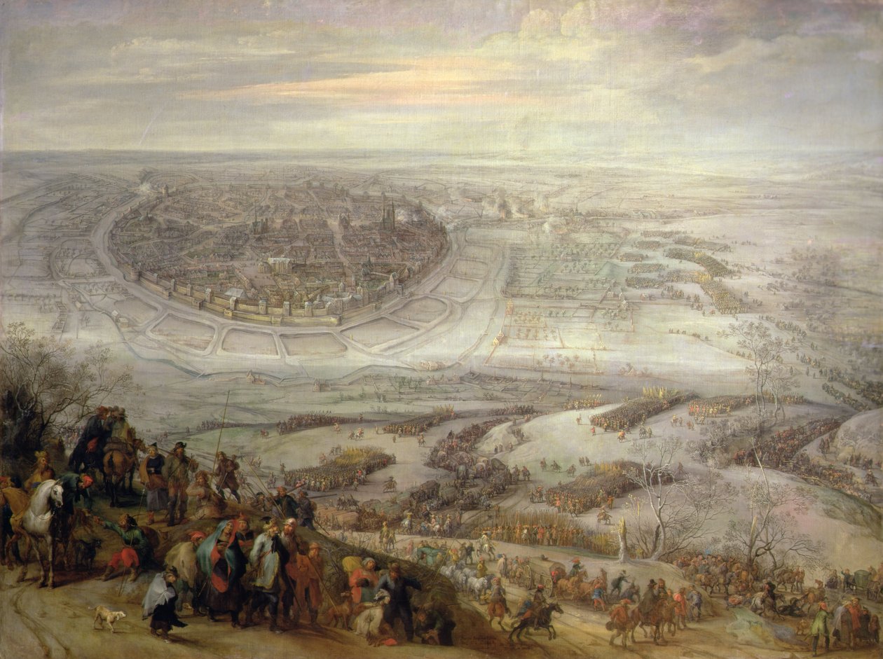 Freibergin piiritys Meissenissä, 1643 tekijältä Peeter Snayers