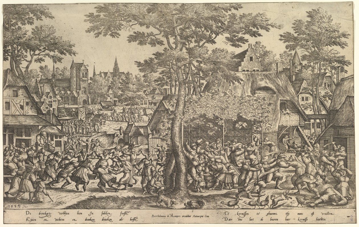 Talonpoikamessut, 1559. tekijältä Peeter van der Borcht