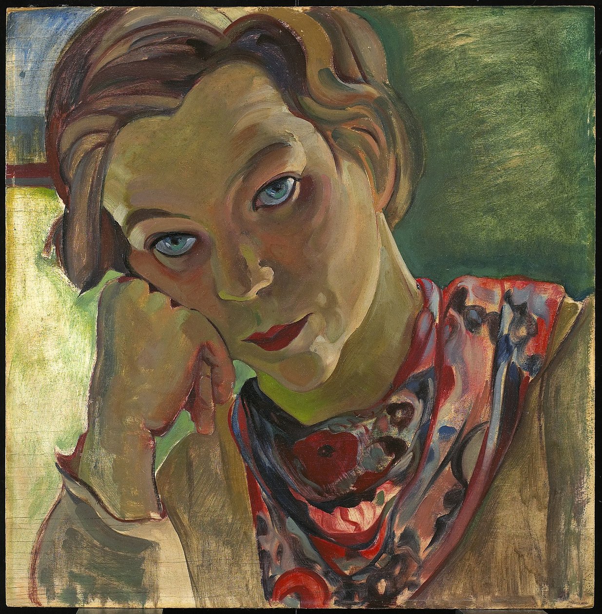 Omakuva, n. 1935 (öljy kankaalle) tekijältä Pegi Nicol Macleod