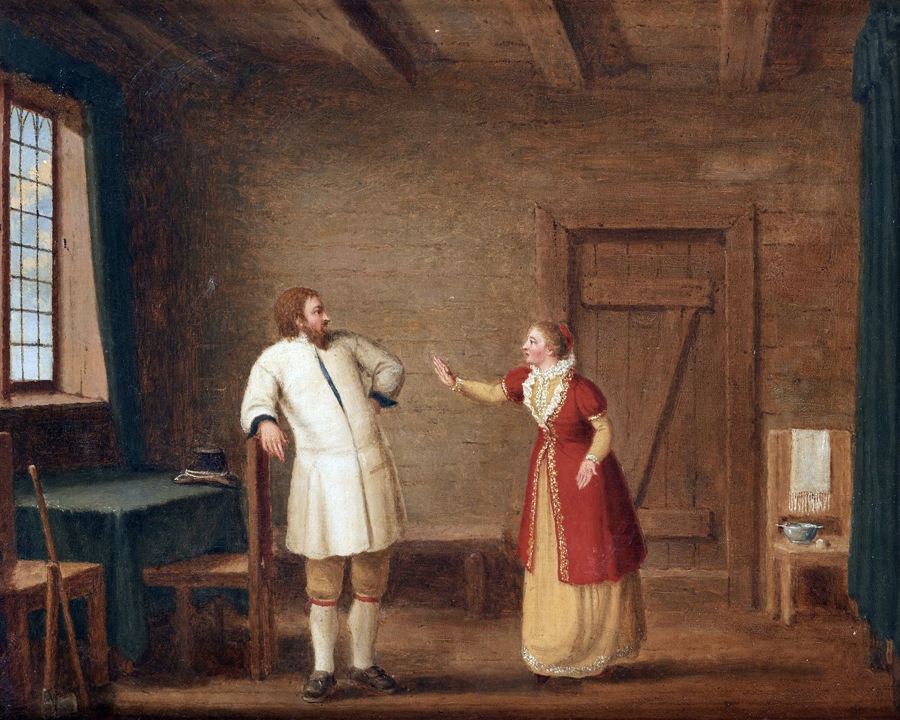 Le roi Gustave I Vasa (1496-1560) a Ornas - Kuningas Kustaa Vaasa Ornaes par Hillestroemissa, Pehrissä (1732-1816). Öljy kankaalle, koko: 42x52, , Yksityiskokoelma tekijältä Pehr Hilleström