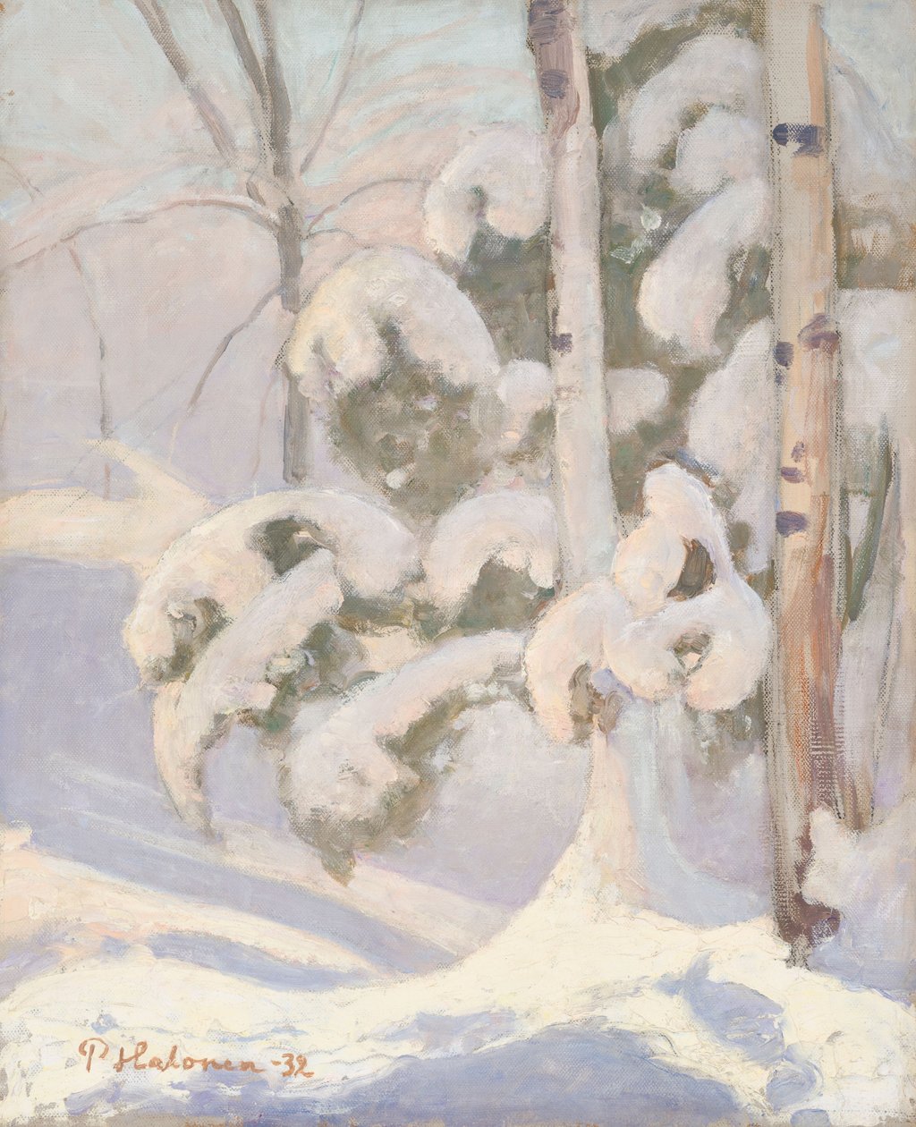 Talvimaisema tekijältä Pekka Halonen