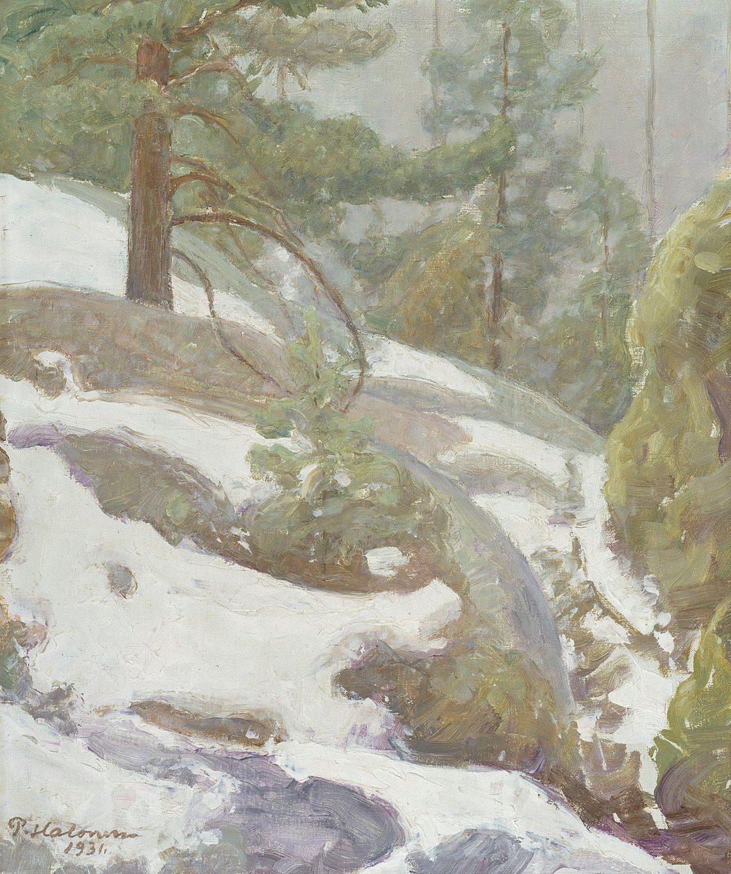 Talvimaisema tekijältä Pekka Halonen